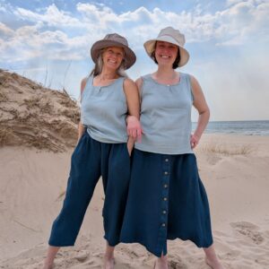 Chrysalis Pants- Organic Bubble Gauze