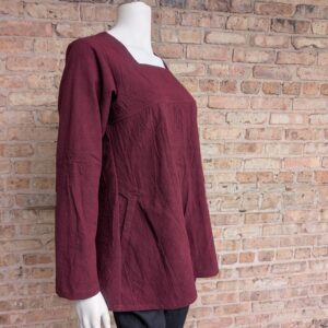 Long Sleeved Deidre Tunic-Deva Cloth